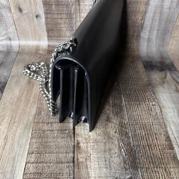 Pinko Black Chain Strap Women Crossbody Bag - Picture 12 of 15